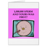 lucky sperm insult cards