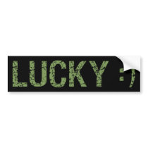 Lucky St. Patrick's Day Bumper Stickers