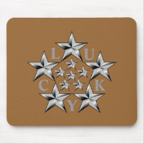 LUCKY STARS MOUSEPAD by bornlucky LUCKY STARS MOUSEPAD