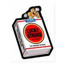 LUCKY STROKE POST CARDS