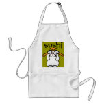Lucky Sushi Cat aprons