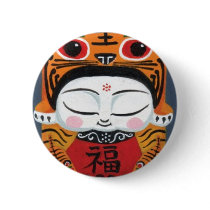 Lucky Tiger Baby buttons by MartinHsu Lucky Tiger Baby buttons