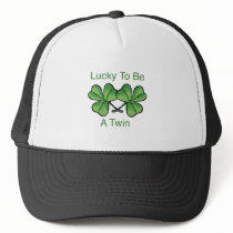 Lucky To Be A Twin Hats