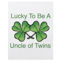 Lucky To Be A Uncle Of Twins flyers by Scrappintwins Lucky To Be A Uncle Of Twins flyers