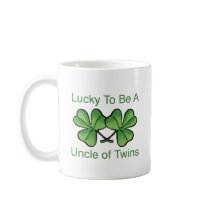 Lucky To Be A Uncle Of Twins mugs