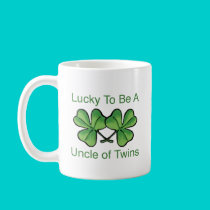 Lucky To Be A Uncle Of Twins mugs