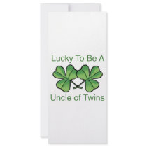 Lucky To Be A Uncle Of Twins rack cards by Scrappintwins Lucky To Be A Uncle Of Twins rack cards