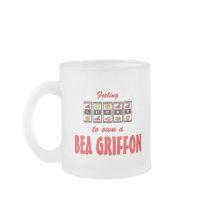 Lucky to Own a Bea Griffon Fun Dog Design Coffee Mugs