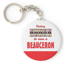 Lucky to Own a Beauceron Fun Dog Design Keychains