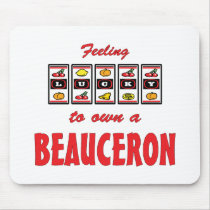 Lucky to Own a Beauceron Fun Dog Design Mousepads