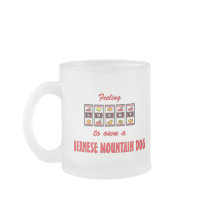 Lucky to Own a Bernese Mountain Dog Fun Dog Design Coffee Mugs
