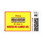 Lucky to Own a Bouvier des Flandres Mix Fun Design postage