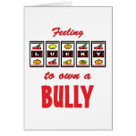 Lucky to Own a Bully Breed Fun Dog Design Card