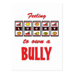 Lucky to Own a Bully Breed Fun Dog Design Postcard
