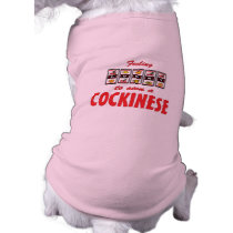 Lucky to Own a Cockinese Fun Dog Design pet clothing