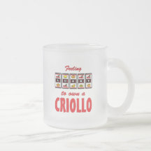 Lucky to Own a Criollo Fun Horse Design Coffee Mug