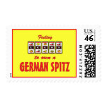 Lucky to Own a German Spitz Fun Dog Design Stamp