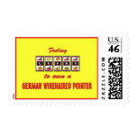 Lucky to Own a German Wirehaired Pointer postage