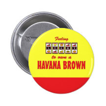 Lucky to Own a Havana Brown Fun Cat Design Pins