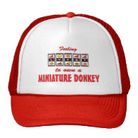 Lucky to Own a Miniature Donkey Fun Design Hat