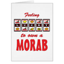 Lucky to Own a Morab Fun Horse Design Card