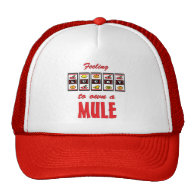 Lucky to Own a Mule Fun Design Trucker Hat