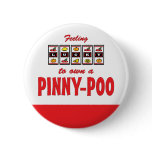 Lucky to Own a Pinny-Poo Fun Dog Design buttons