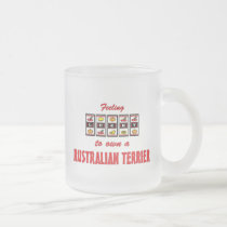 Lucky to Own a Rustralian Terrier Fun Dog Design mugs