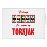 Lucky to Own a Tornjak Fun Dog Design Greeting Card