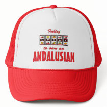 Lucky to Own an Andalusian Fun Horse Design Mesh Hats