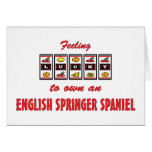 Lucky to Own an English Springer Spaniel Card