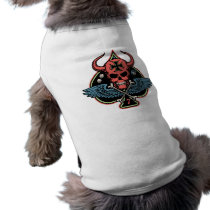 Lucky Winged Maltese Devil Skull of Spades pet clothing by skullabee Lucky Winged Maltese Devil Skull of Spades pet clothing