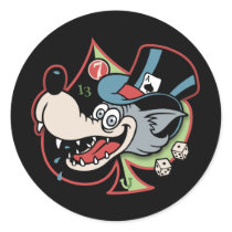 Lucky Wolf Sticker