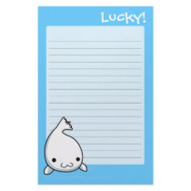 Lucky Writing Pad stationery by CaramelCritters Lucky Writing Pad stationery