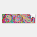 Lucky Yin Yang : YinYang GoodLuck Symbols Bumper Stickers