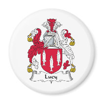 Lucy Family Crest magnets by coatsofarms Lucy Family Crest magnets