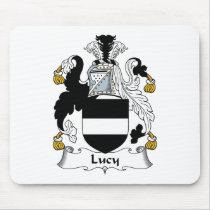 Lucy Family Crest mousepads by coatsofarms Lucy Family Crest mousepads
