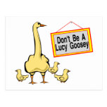 Lucy Goosey Postcards