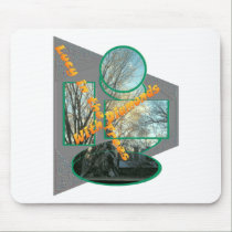 Lucy in the Trees with Diamonds Mousepad