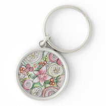 Lucy Round Keychain