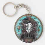 "Lucy" Steam Punk Air Balloon Fairy Art Keychain