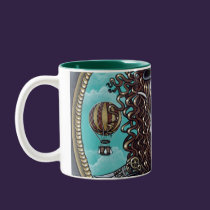 "Lucy" Steam Punk Air Balloon Fairy Art Mug mugs