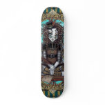 "Lucy" Steam Punk Aviator Fairy Art Skate Board