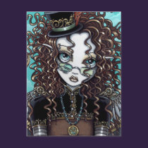 "Lucy" Steam Punk Fairy Art Postcard postcards