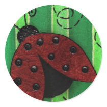 Lucy the Ladybug - bug stickers by folkartblonde Lucy the Ladybug - bug stickers
