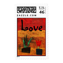 Lucy's Flowers postage