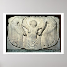 Ludovisi Throne, detail showing the Birth of Venus Print