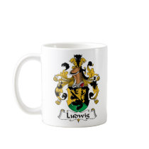 Ludwig Family Crest mugs by coatsofarms Ludwig Family Crest mugs