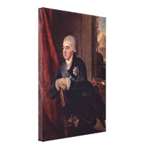 Ludwig Guttenbrunn - Prince Alexei Kurakin Stretched Canvas Print