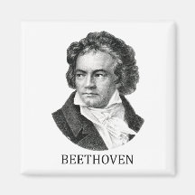 Ludwig van Beethoven, black Magnets